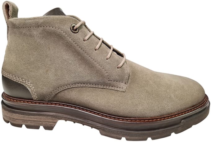 Berkelmans Levin Suede Beige Veterschoenen Heren - Beige - 41