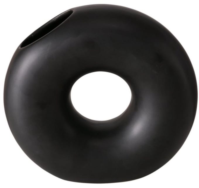 Zwarte vaas, Vaas zwart, Discus vaas,