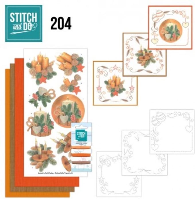 Stitch And Do 204 - Jeanine's Art - Wooden Christmas