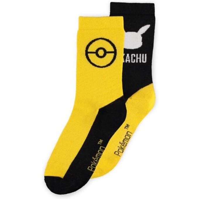 Pokémon - Gaming Sokken - Pikachu sokken - EU 39-42 - meerkleurig