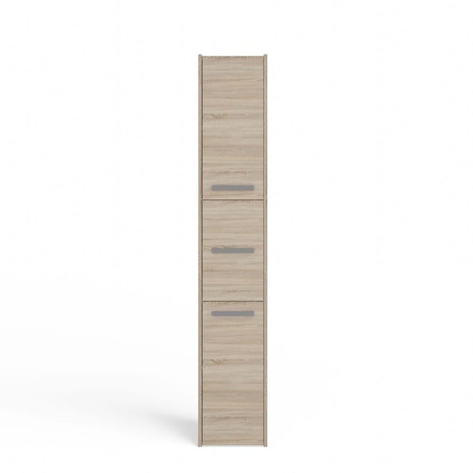Modern 33 - Badkamerkast - Kolomkast - Eiken Sonoma - 3 deuren - Minimalistisch design
