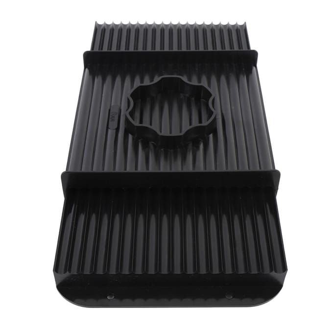 Vis Aas Rollerplaat 8mm ABS Plastic Draagbaar Vis Aas Rolbord voor het Maken van Gladde en black