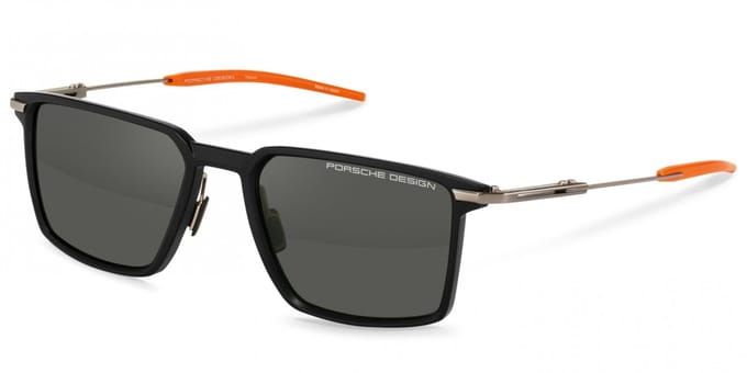 Porsche Design P8986 Black/red 55/20/145 MAN Zonnebrillen