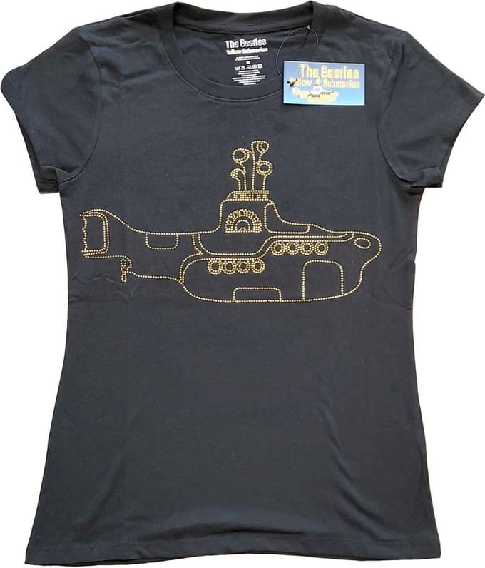 The Beatles Dames Tshirt -2XL- Yellow Submarine Zwart