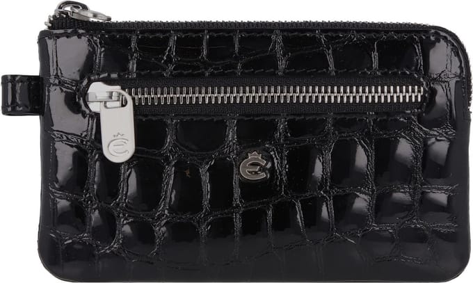 Esquire Nizza Sleutel portemonnee Leer 12 cm - schwarz