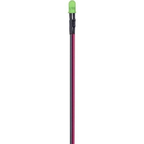 TRU COMPONENTS T1810O097 LED-assortiment Groen Rond 3 mm 100 mcd 30 ° 25 stuk(s)