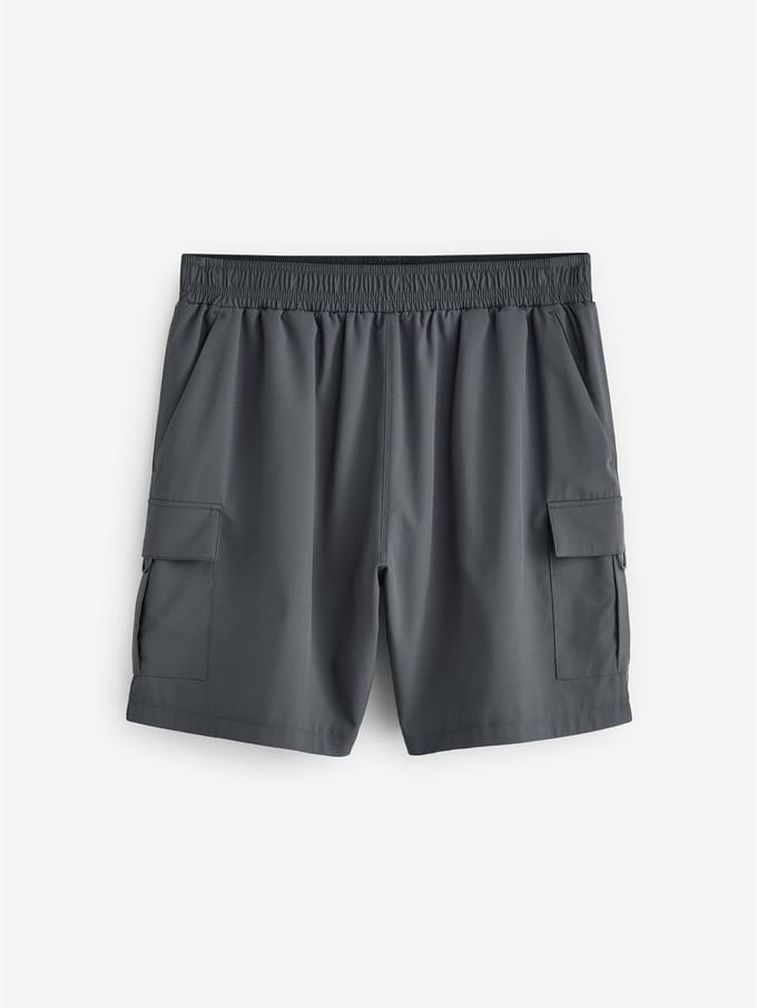 Next - Heren - Active cargo gym trainingshorts - Grijs