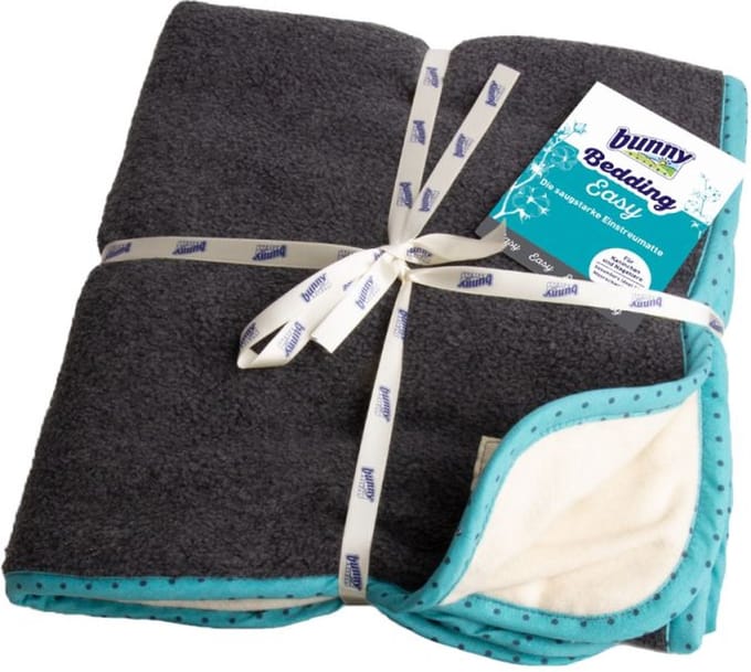 Bunny Nature Easy XL Turquoise - 140cm x 140cm - Bodembedekking - 1 stuk