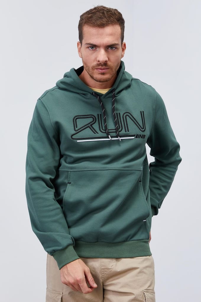 Heren Hooded Sweatshirt met Logoprint