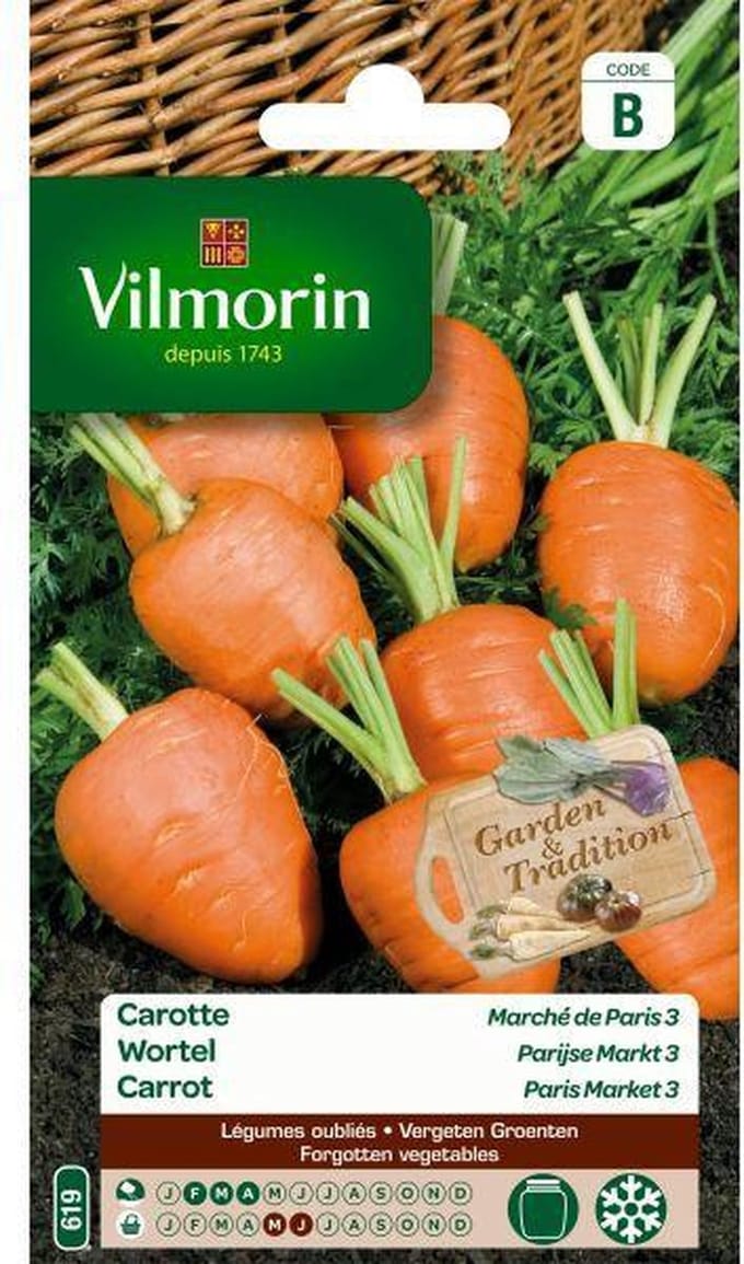 Wortel Parijse Markt - Daucus carota