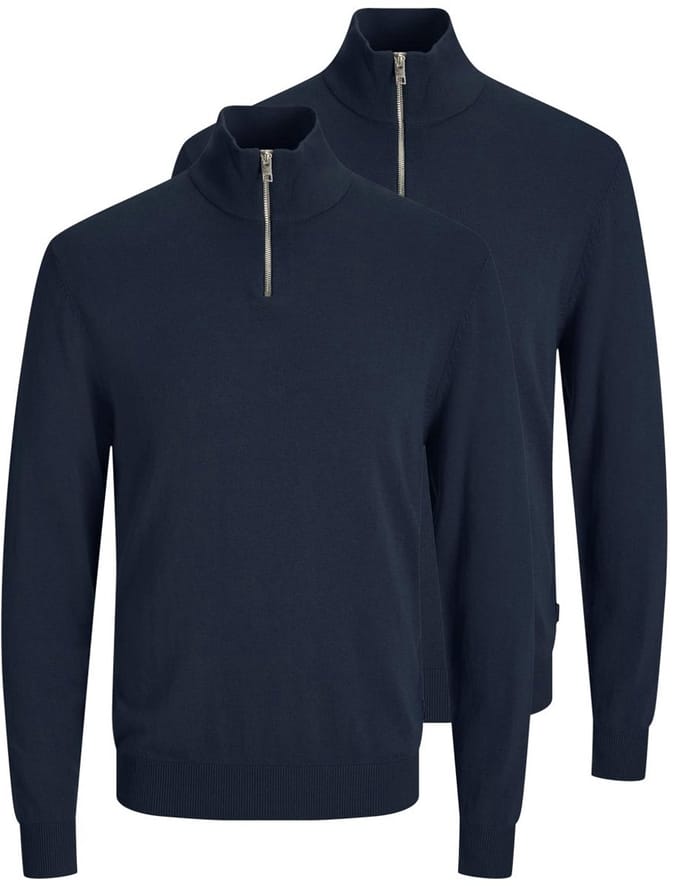 Jack & Jones Heren troyer 2 pack Emil Knit
