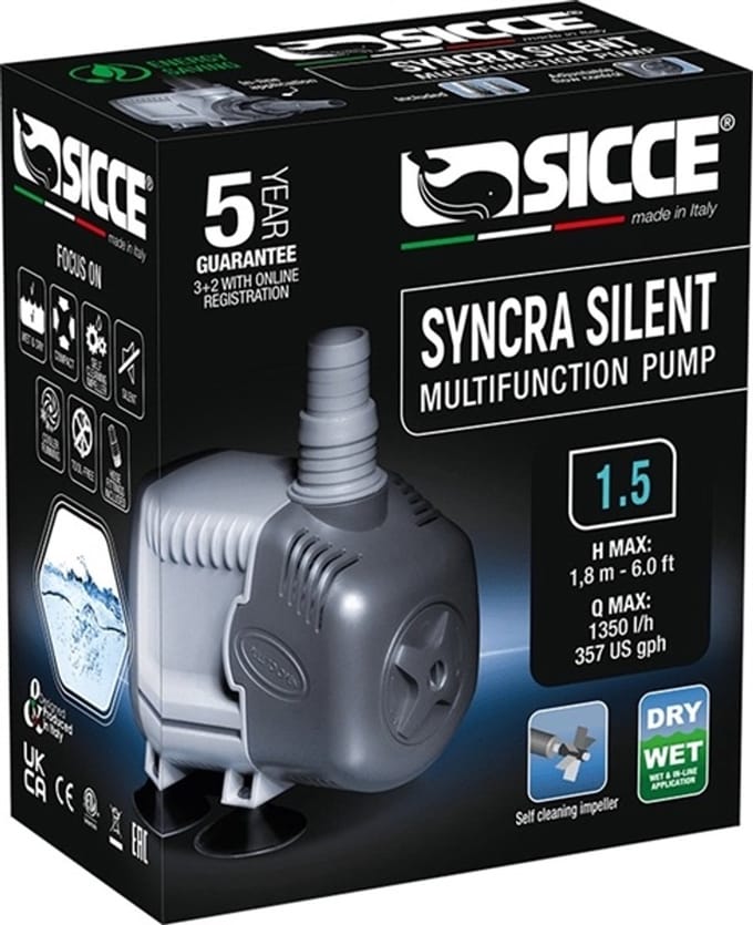 Sicce Syncra Silent Pump 1.5 - 1350 L/H