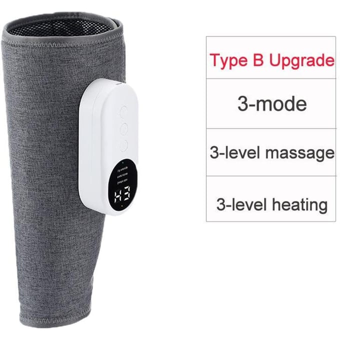 Appareil de massage des mollets à pression d'air, 3 Modes, Relaxation musculaire des jambes, 1 pièces 1pcs gray