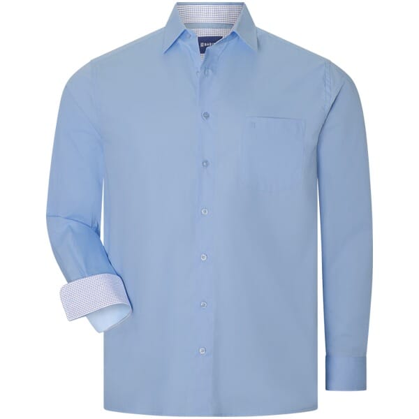 Babista herren Overhemd - 41/42 - lichtblauw - Plus Size