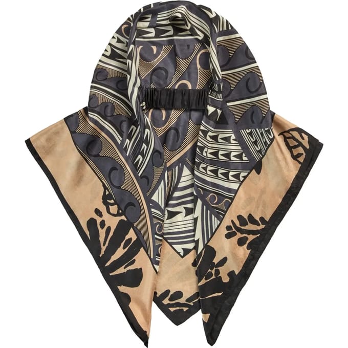 Vrouwen sjaal met print Stefanel Turban