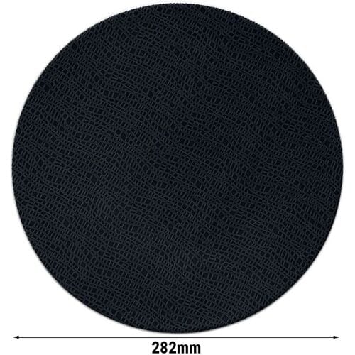 (6 stuks) SELTMANN WEIDEN Coup bord - plat - Ø 280mm - Zwart