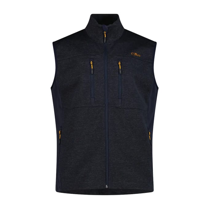 Softshell zonder mouwen jacquard CMP