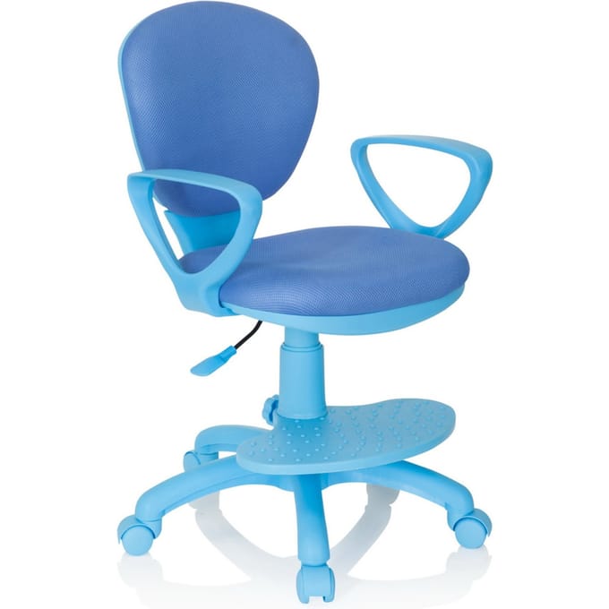 hjh OFFICE KID Colour - Kinder bureaustoel - Blauw - Stof