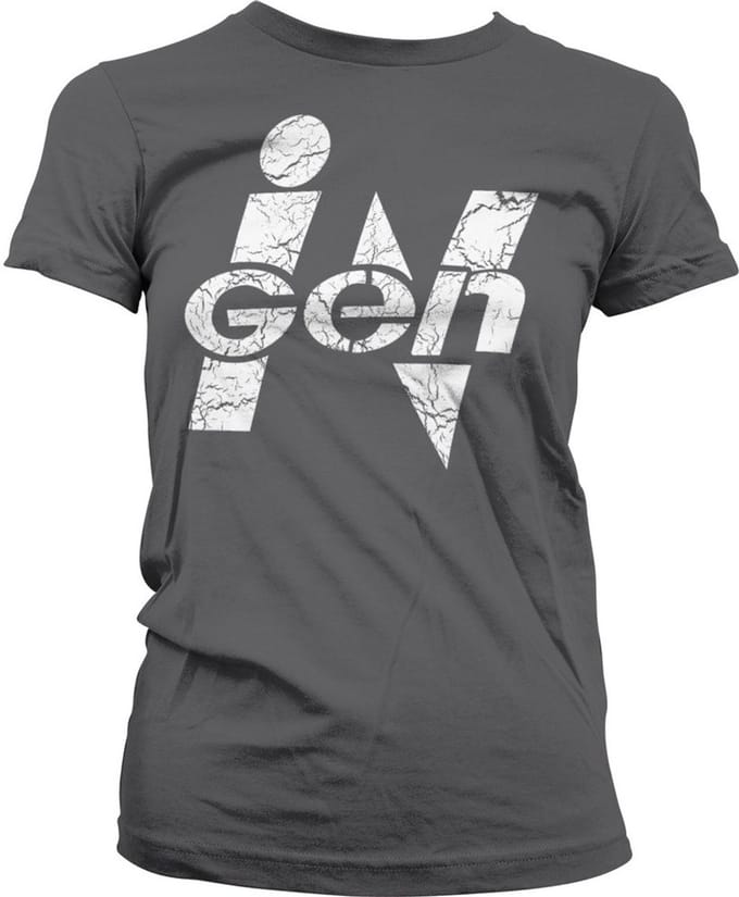 Jurassic Park Dames Tshirt -XL- iGen Grijs