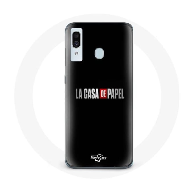 Coque - MANIACASE - Samsung Galaxy A20 - Noir - Souple - Protection chocs et rayures