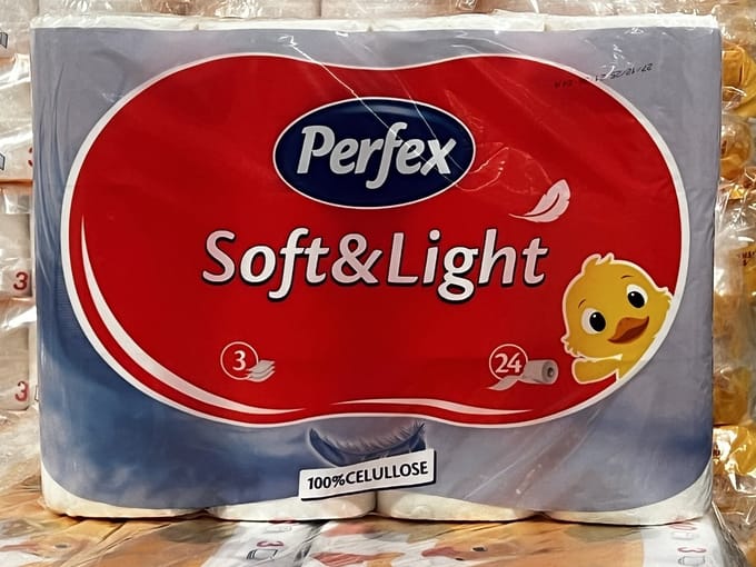 Perfex - Toiletpapier - Pure White - 3 Laags - 24st