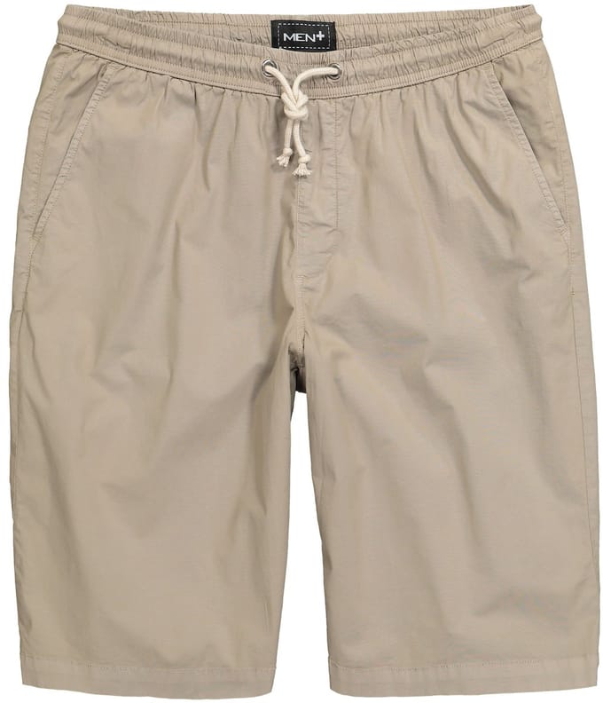 Men Plus - Heren - bermuda FLEXLASTIC® elastische tailleband tot 8XL - Zand - Maat XXL