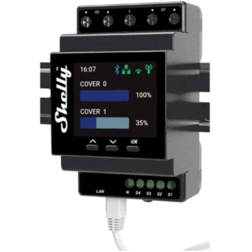 Shelly Shelly Pro Dual Cover PM Controller Bluetooth, WiFi