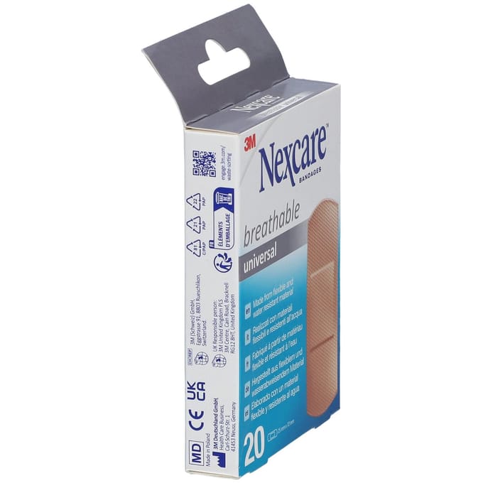Nexcare 3m Breath.univ.25x72mm Strips 20 N0320ns-1