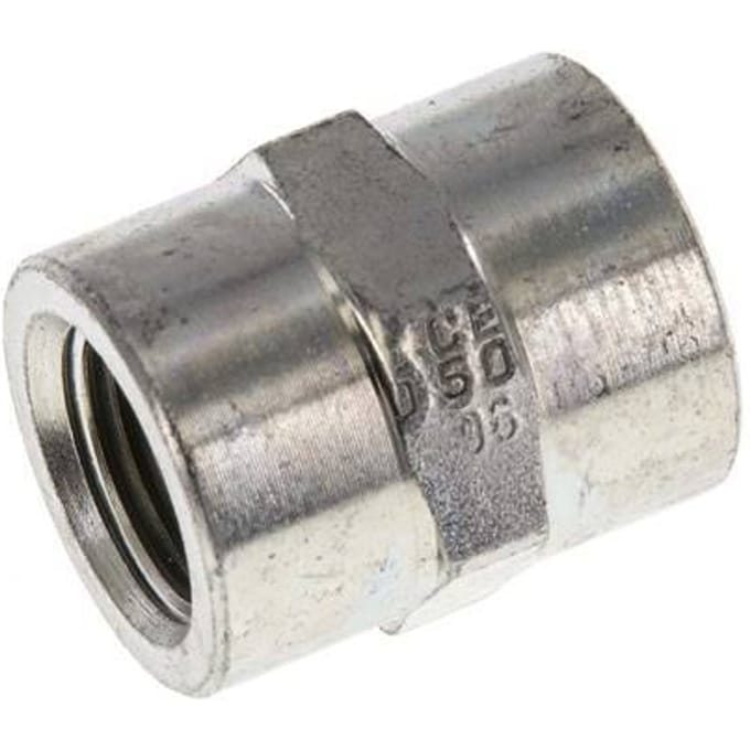 3/8'' NPT Verzinkt Stalen Sok 210 Bar - Hydrauliek