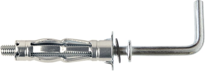 SMART | Metaal hollewandplug + L-haak M4x32 Zn
