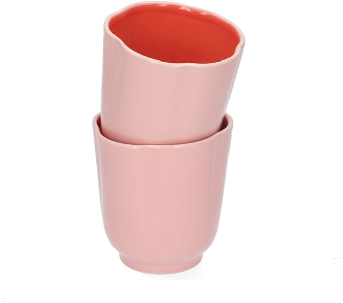 Return to Sender | Mok Bloem - Roze - Set van 2
