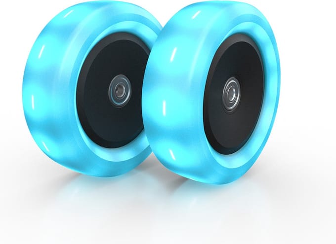 BERG Nexo Kinderstep LED wielen - Blauw