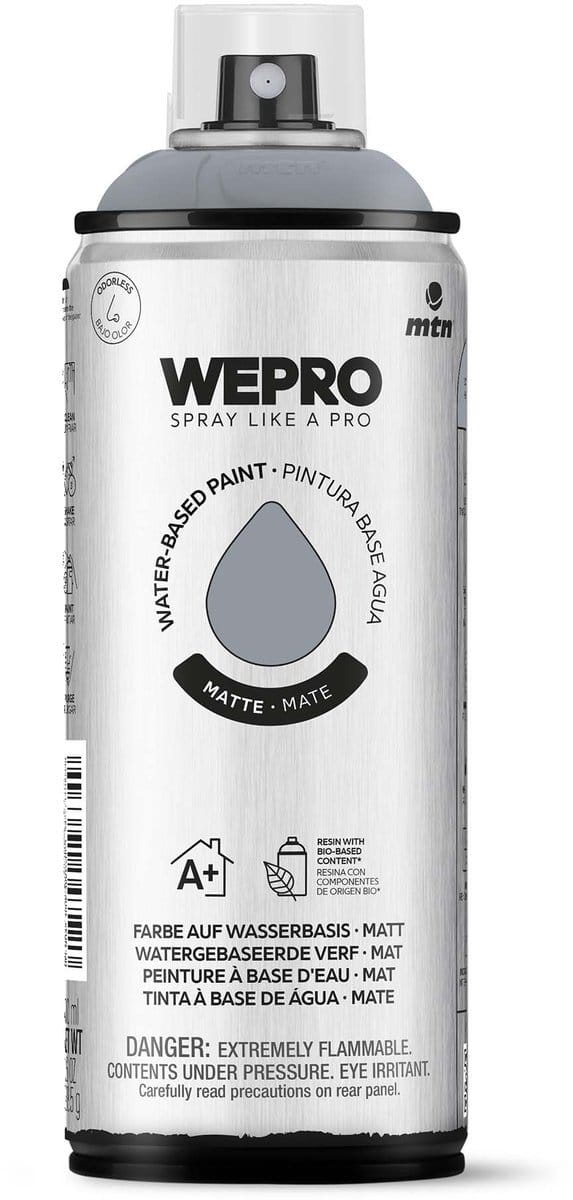 Spuitbus Grijs Baloo Mat MTN WEPRO WATER-BASED PAINT 400ML