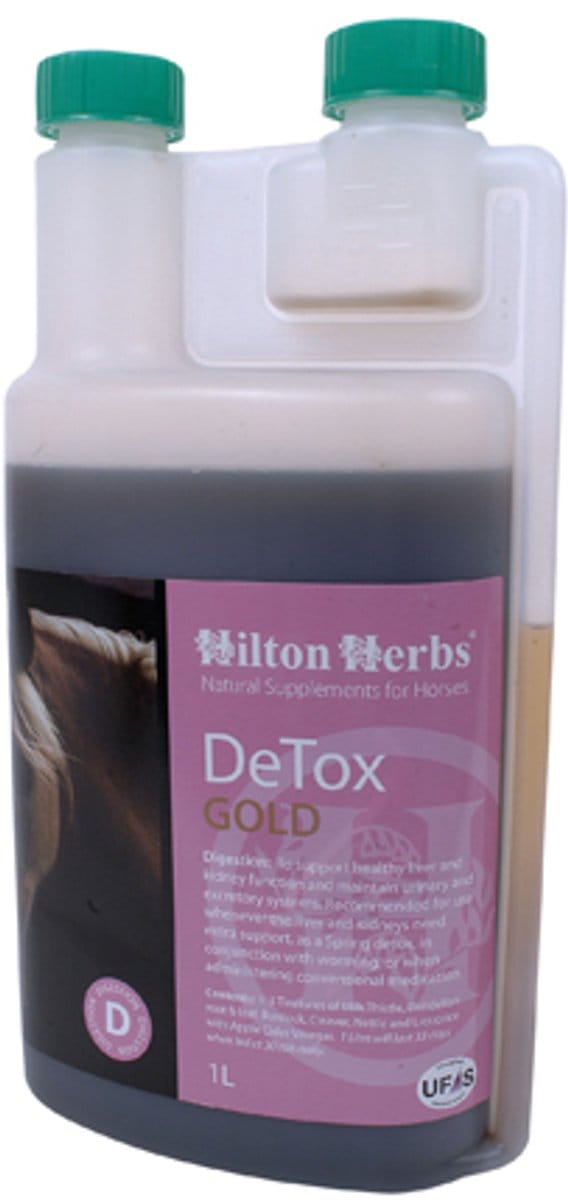 Hilton Herbs Detox Gold for Horses - 1 liter