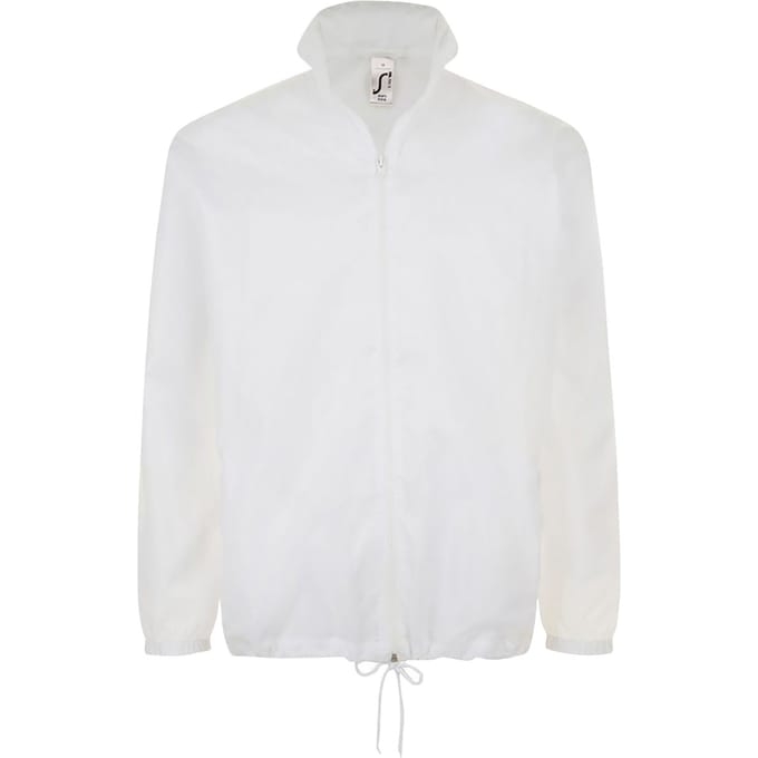 SOLS Unisex Shift Showerproof Windbreaker Jasje (Wit)