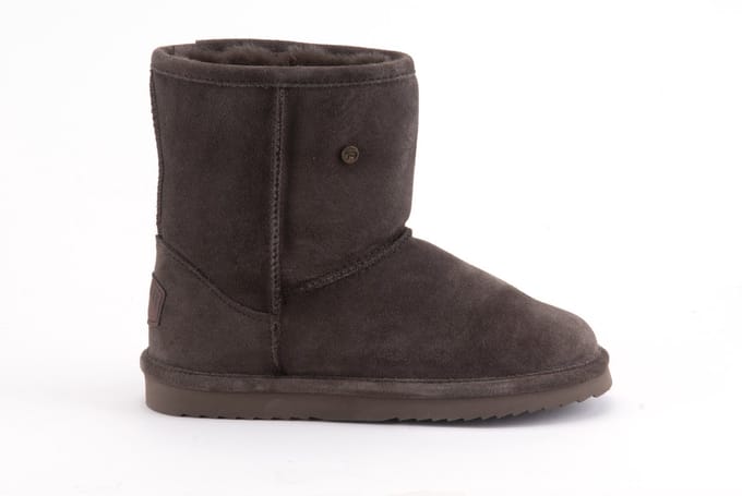 Warmbat Kangaroo Dames Laarzen - Dark Grey - Maat 36