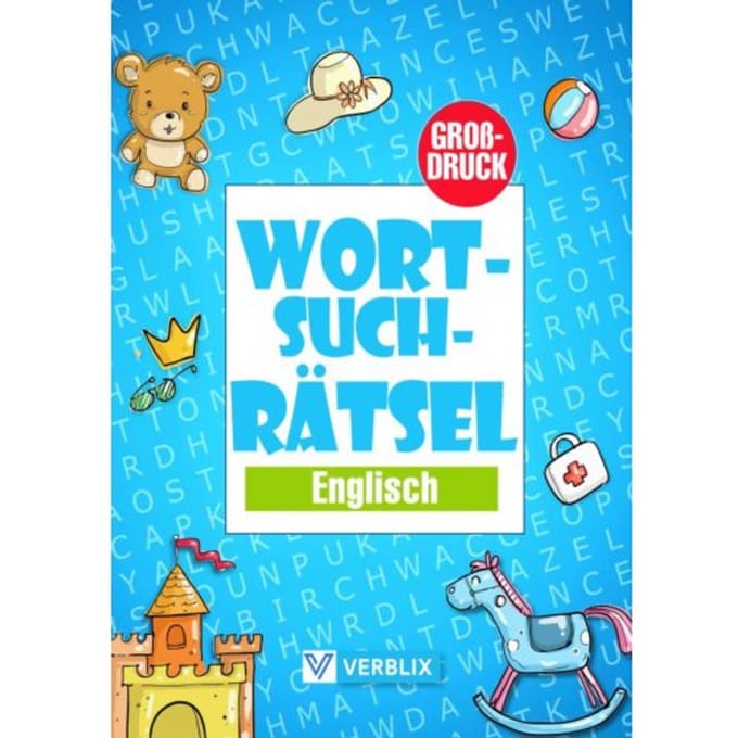Wortsuchrätsel Englisch - Verblix Press