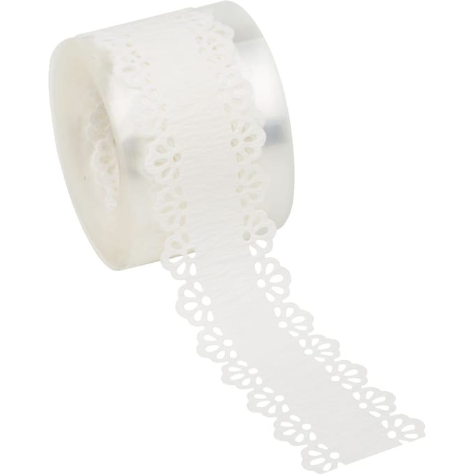 Papier Kanten rand, zelfklevend, 2m - 1,6 cm breed