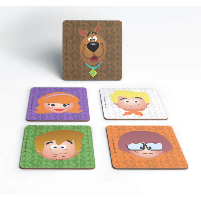 Scooby Doo Emoji Coaster Set