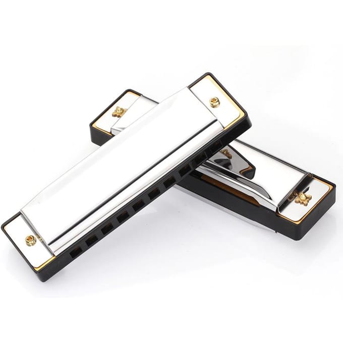 Bluesmondharmonica 10 gaten voor beginners