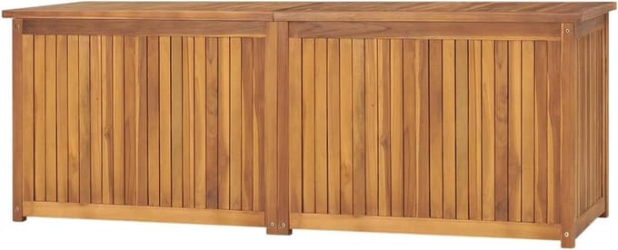 Tuinkist - Opbergbox - Tuinspullen Opbergen - Massief Teakhout - 150 x 50 x 55 cm - Teak