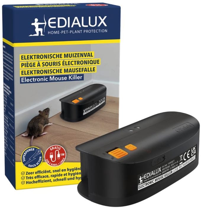 Elektronische Muizenval - Oplaadbaar via USB - Herbruikbaar