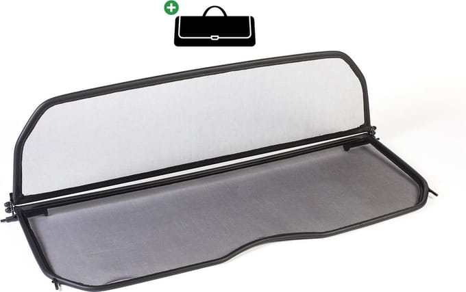 Windscherm Mercedes E A124 | 1991-1997 | incl. luxe opbergtas | Zwart