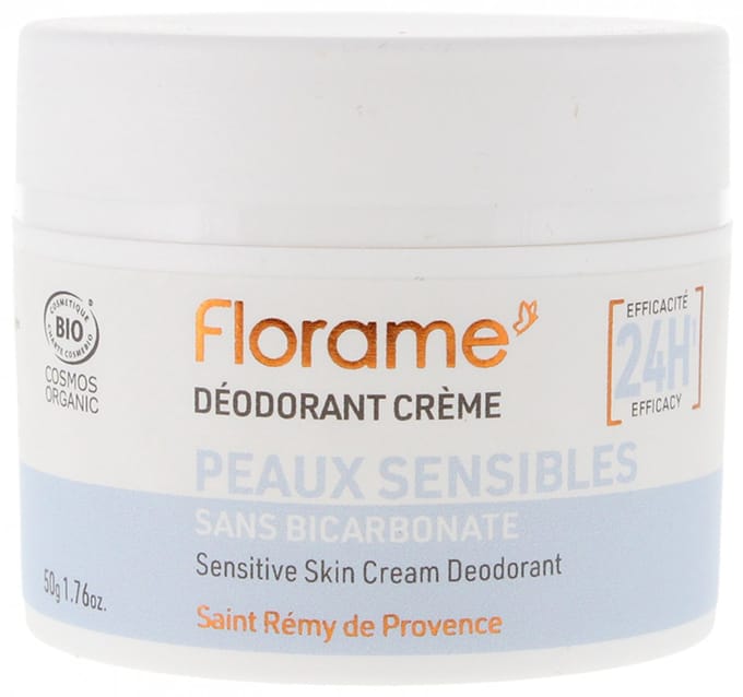 Florame 24H Deodorant Crème Bio Gevoelige Huid 50 g