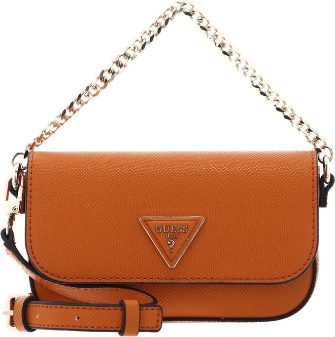 GUESS Schoudertas Avondtas Brynlee Micro Mini Flap Pumpkin Oranje