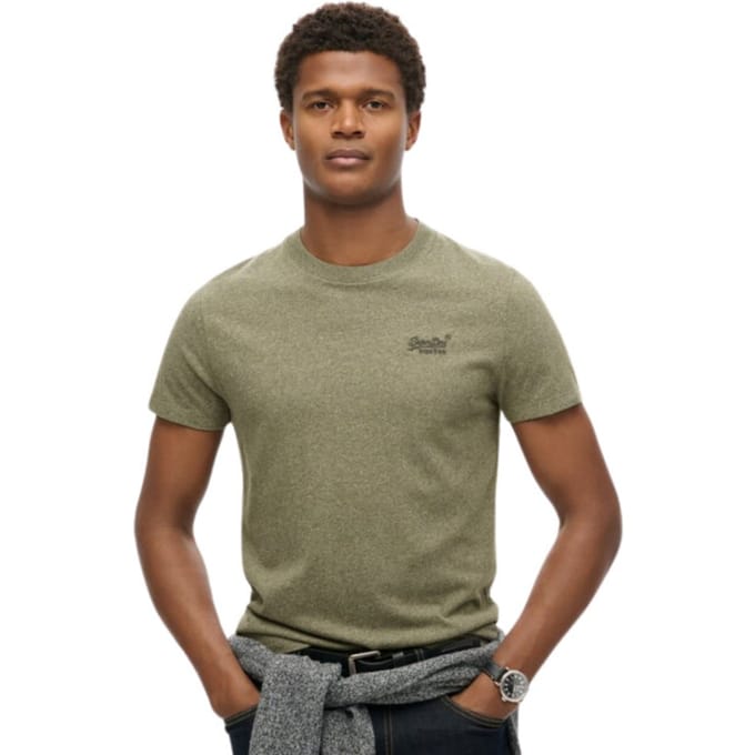 T-shirt van biologisch katoen Superdry Essential Logo