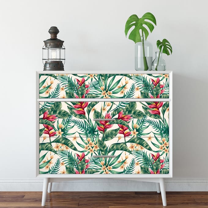 Tropische Paea meubelsticker, 40 x 60 cm