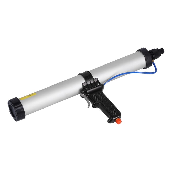 Pistolet à calfeutrer pneumatique, applicateur en alliage d'aluminium, outils industriels pour conteneurs de navires 600 ml white