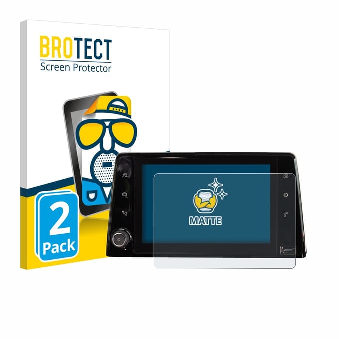 BROTECT - Screenprotector voor Peugeot Rifter 2019 Infotainment System - Folie Beschermfolie matte 2 Stuks