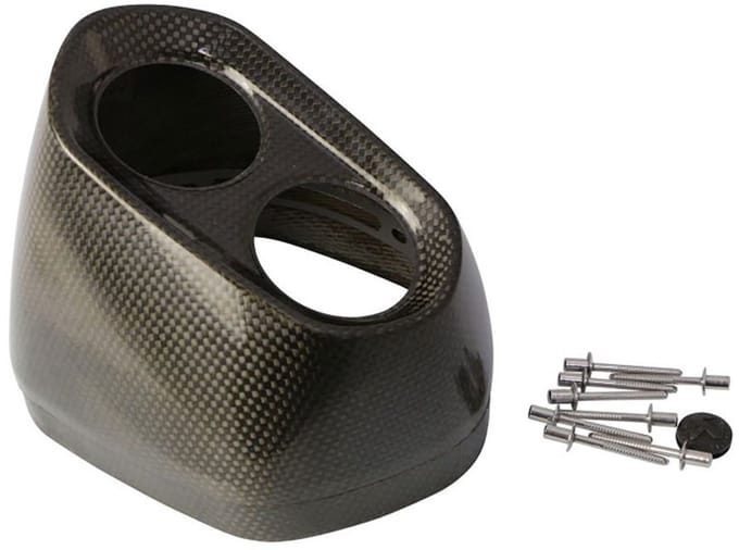 Akrapovic Carbon V-ec261 Uitlaat Eindkap Zwart